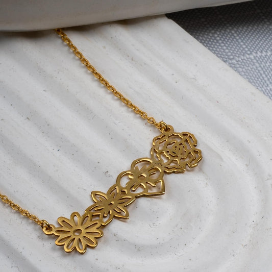 Birth Flower Necklace