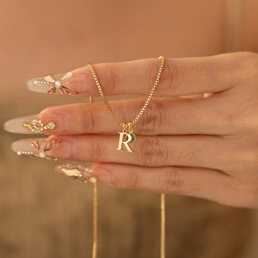 Custom Initial With Birthstone Necklace