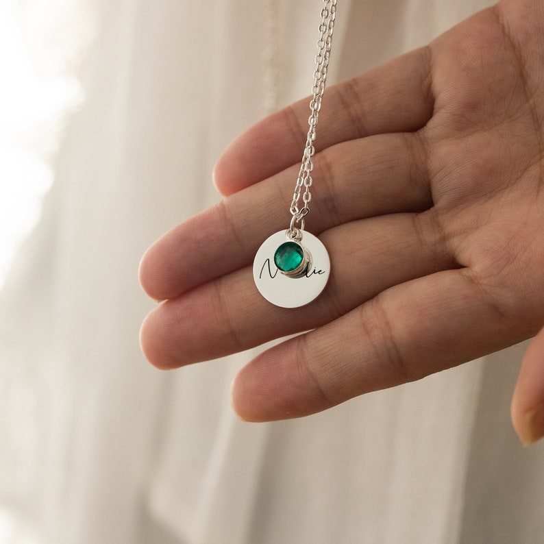 Personalized Birthstone Necklace