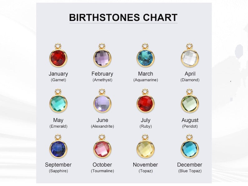 Personalized Birthstone Bracelet