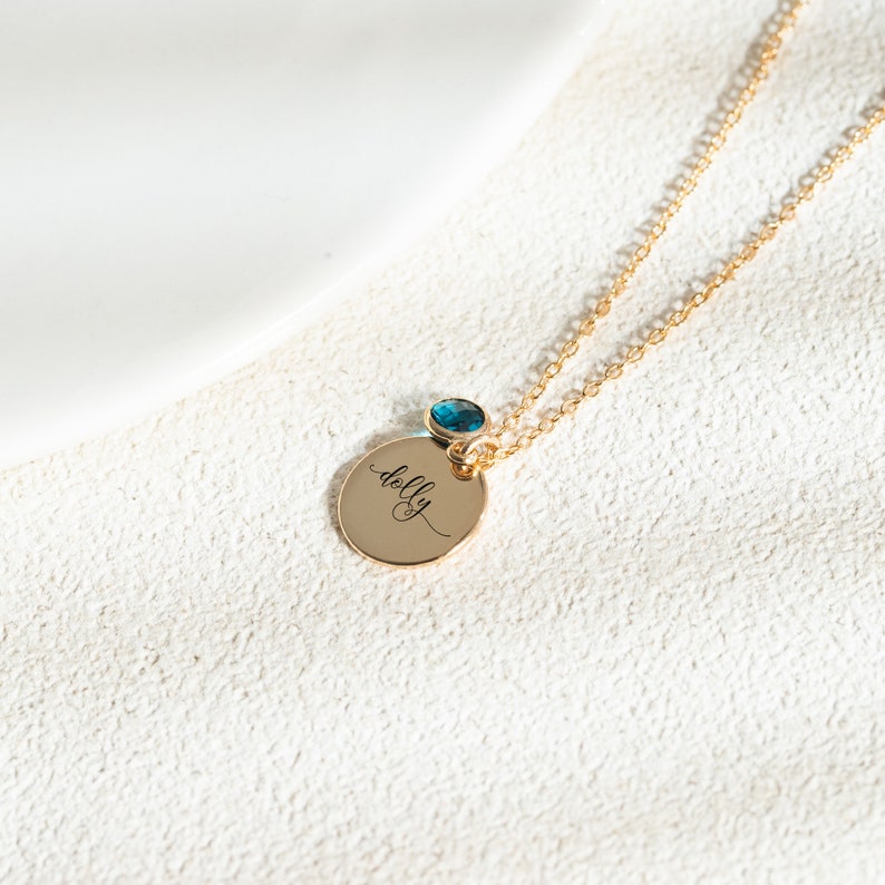 Personalized Birthstone Necklace